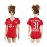 Womens Bayern Munchen #31 Schweinsteiger Home Soccer Club Jersey