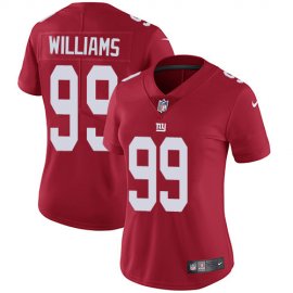 Nike New York Giants #99 Leonard Williams Red Womens Stitched NFL Limited Inverted Legend Jersey
