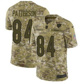 Nike Chicago Bears #84 Cordarrelle Patterson Camo Youth Stitched NFL Limited 2018 Salute To Service Jersey