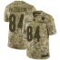 Nike Chicago Bears #84 Cordarrelle Patterson Camo Youth Stitched NFL Limited 2018 Salute To Service Jersey