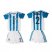 Argentina #2 Maydana Home Kid Soccer Country Jersey