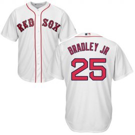 Boston Red Sox #25 Jackie Bradley Jr White Cool Base Stitched Youth MLB Jersey
