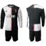 Juventus Blank Home Long Sleeves Soccer Club Jersey