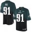 Nike Philadelphia Eagles #91 Fletcher Cox Midnight Green/Black Mens Stitched NFL Elite Fadeaway Fashion Jersey