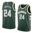 Nike Milwaukee Bucks #24 Pat Connaughton Youth 2021 NBA Finals Champions Swingman Icon Edition Jersey Green Youth