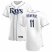Tampa Bay Rays #11 Hunter Renfroe Mens Nike White Home 2020 Authentic Player MLB Jersey