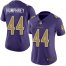 Nike Baltimore Ravens #44 Marlon Humphrey Purple Womens Stitched NFL Limited Rush Jersey