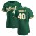 Oakland Athletics #40 Chris Bassitt Mens Nike Kelly Green Alternate 2020 Authentic Player MLB Jersey