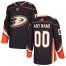 Mens Adidas Ducks Personalized Authentic Black Home NHL Jersey