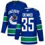 Adidas Vancouver Canucks #35 Thatcher Demko Blue Home Authentic Stitched NHL Jersey