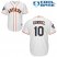 Houston Astros #10 Yuli Gurriel White Cool Base 2019 World Series Bound Stitched Youth MLB Jersey