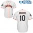 Houston Astros #10 Yuli Gurriel White Cool Base 2019 World Series Bound Stitched Youth MLB Jersey
