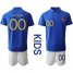 France Personalized 100th Anniversary Edition Kid Soccer Country Jersey