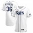 Tampa Bay Rays #36 Andrew Kittredge Mens Nike White Home 2020 World Series Bound Authentic Player MLB Jersey