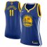 Nike Golden State Warriors #11 Klay Thompson Blue Womens 2022 NBA Finals Swingman Icon Edition Jersey Womens