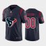 Houston Texans Custom Navy Blue Mens Nike Big Team Logo Vapor Limited NFL Jersey