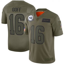 Nike Los Angeles Rams #16 Jared Goff Camo Youth Stitched NFL Limited 2019 Salute to Service Jersey