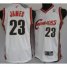 Kids Cleveland Cavaliers 23 LeBron James White Jersey Cheap