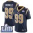 Nike Los Angeles Rams #99 Aaron Donald Navy Blue Team Color Super Bowl LIII Bound Mens Stitched NFL Vapor Untouchable Limited Jersey
