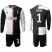 Juventus #1 Buffon Home Long Sleeves Soccer Club Jersey