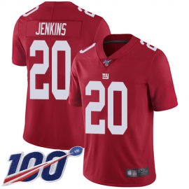 Nike New York Giants #20 Janoris Jenkins Red Mens Stitched NFL Limited Inverted Legend 100th Season Jersey