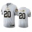 Washington Football Team #20 Landon Collins Mens Nike White Golden Edition Vapor Limited NFL 100 Jersey