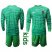 Mexico Blank Green Goalkeeper Long Sleeves Kid Soccer Country Jersey