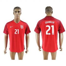 USA #21 Chandler Away Soccer Country Jersey