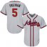 Atlanta Braves #5 Freddie Freeman Grey Cool Base Stitched Youth MLB Jersey