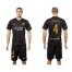 Barcelona #4 I.Rakitic Black Soccer Club Jersey
