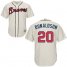 Atlanta Braves #20 Josh Donaldson Cream Cool Base Stitched Youth MLB Jersey