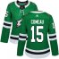 Adidas Dallas Stars #15 Blake Comeau Green Home Authentic Womens Stitched NHL Jersey