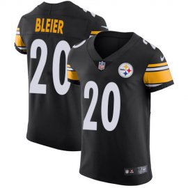 Nike Pittsburgh Steelers #20 Rocky Bleier Black Team Color Mens Stitched NFL Vapor Untouchable Elite Jersey