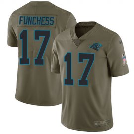 Nike Carolina Panthers #17 Devin Funchess Olive Mens Stitched NFL Limited 2017 Salute To Service Jersey
