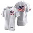 New York Yankees #40 Luis Severino Mens Nike White Fluttering USA Flag Limited Edition Authentic MLB Jersey