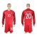 Portugal #20 Quaresma Home Long Sleeves Soccer Country Jersey