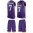 Nike Minnesota Vikings #7 Patrick Peterson Purple Team Color Mens Stitched NFL Limited Tank Top Suit Jersey