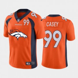 Denver Broncos #99 Jurrell Casey Orange Mens Nike Big Team Logo Player Vapor Limited NFL Jersey