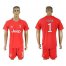 Juventus #1 Buffon Red Goalkeeper Soccer Club Jersey
