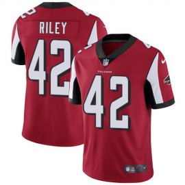 Nike Atlanta Falcons #42 Duke Riley Red Team Color Mens Stitched NFL Vapor Untouchable Limited Jersey