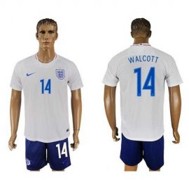 England #14 Walcott Home Soccer Country Jersey
