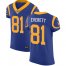 Nike Los Angeles Rams #81 Gerald Everett Royal Blue Alternate Mens Stitched NFL Vapor Untouchable Elite Jersey
