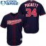 Minnesota Twins #34 Kirby Puckett Navy blue Cool Base Stitched Youth MLB Jersey