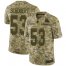 Nike Cleveland Browns #53 Joe Schobert Camo Mens Stitched NFL Limited 2018 Salute To Service Jersey