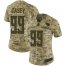 Nike Tennessee Titans #99 Jurrell Casey Camo Womens Stitched NFL Limited 2018 Salute to Service Jersey