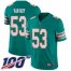 Nike Miami Dolphins #53 Kyle Van Noy Aqua Green Alternate Mens Stitched NFL 100th Season Vapor Untouchable Limited Jersey