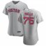 Boston Red Sox #75 Cesar Puello Mens Nike Gray Road 2020 Authentic Team MLB Jersey
