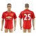 Manchester United #25 Valencia Red Home Soccer Club Jersey