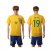 Brazil #19 Willian Home Soccer Country Jersey