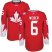 Team CA. #6 Shea Weber Red 2016 World Cup Stitched NHL Jersey